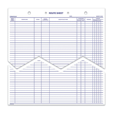 Route Sheet RS-547